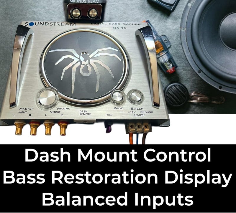 SOUNDSTREAM BX-15 D – Bass Processor | Car Audio Signal Restoration Processor with Remote Control | Epicenter Alternative Sub Booster for Factory & Aftermarket Sound Systems | Subwoofer Enhancer - Image 5
